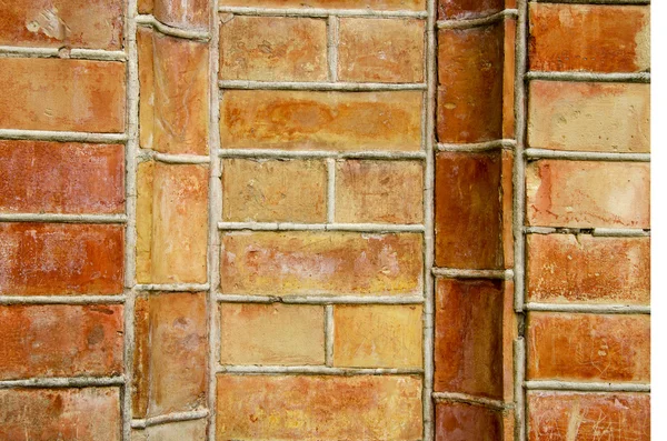 Vieux fond de mur de briques — Photo