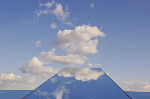 Sky clouds and mirrors — Stock Photo, Image