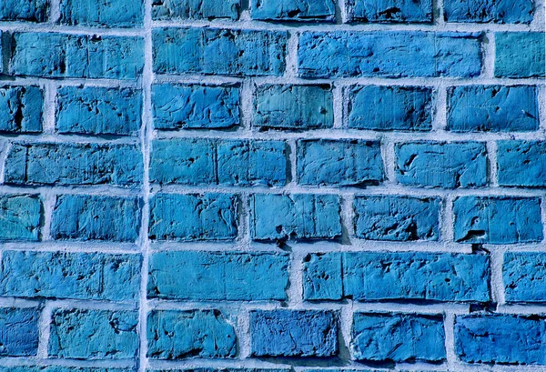 블루 페인트 벽 배경 — 스톡 사진