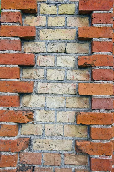Various bricks wall background — Stock Photo, Image