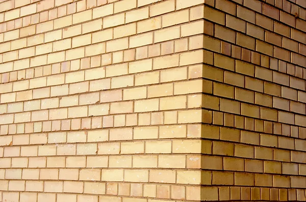 Κίτρινα τούβλα φόντο τοίχο — Φωτογραφία Αρχείου