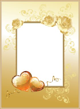 Frame-background Valentine's Day clipart