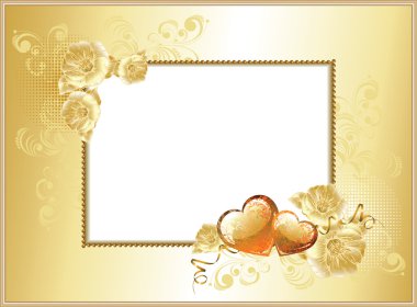 Frame-background Valentine's Day clipart