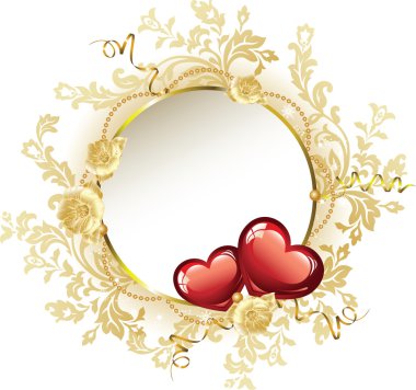 Vintage Frame Valentine's Day clipart