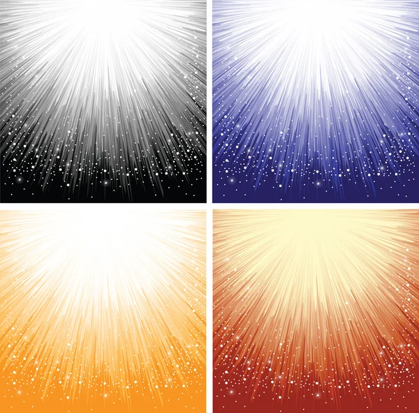 Holiday set backgrounds — Stock Vector