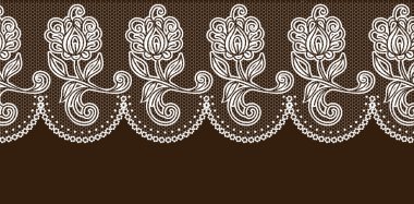 Vector lace elements clipart