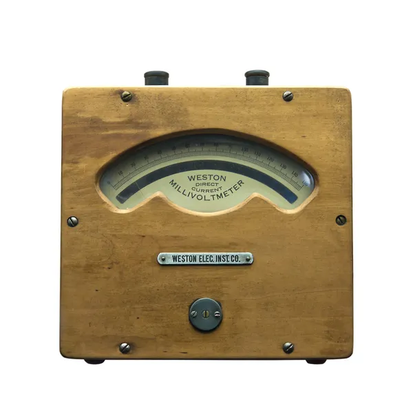 Vintage millivoltmeter — Stock Photo, Image