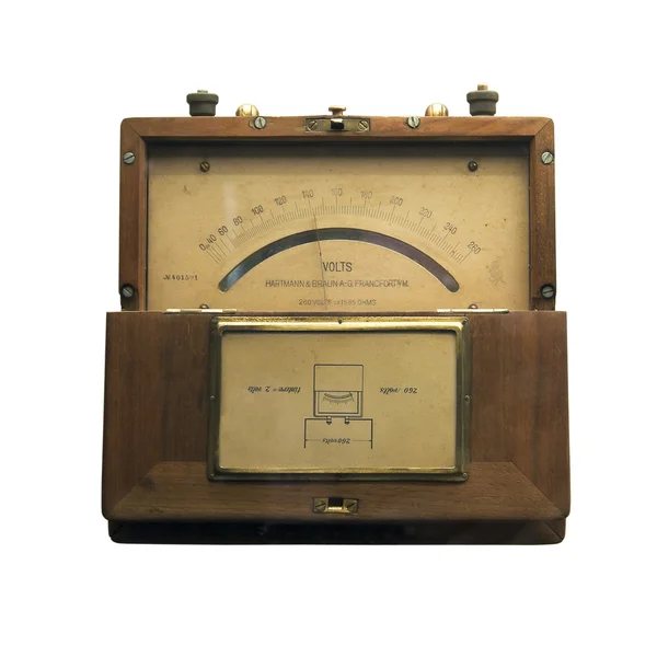 Vintage βολτόμετρο — Φωτογραφία Αρχείου
