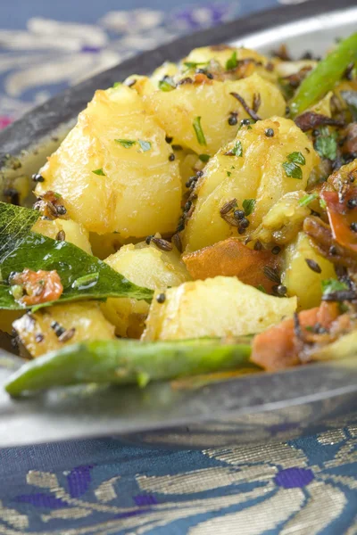 Indian dish Aloo Madras — Stock Photo, Image