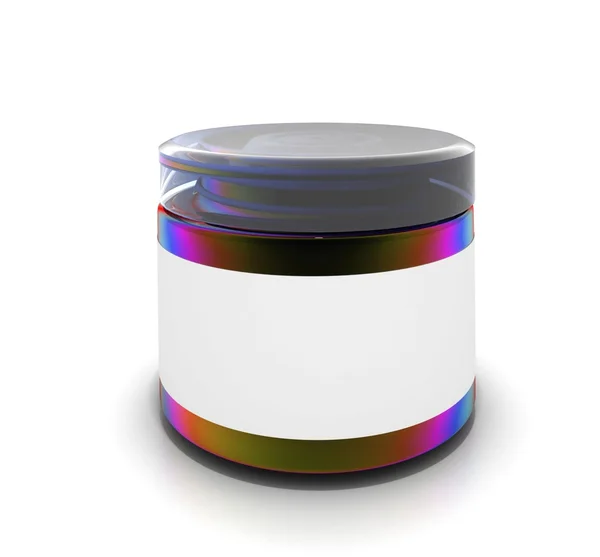 Jar of cream for advertising — Stock Photo, Image