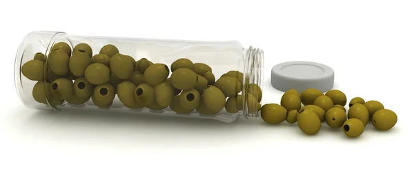 Green Olives — Stock Photo, Image