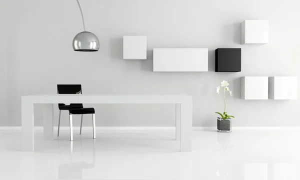 Sala da pranzo minimalista — Foto Stock