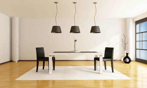 Sala de jantar minimalista — Fotografia de Stock