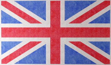 England flag on wall clipart