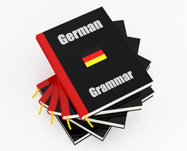 德语语法 — 图库照片