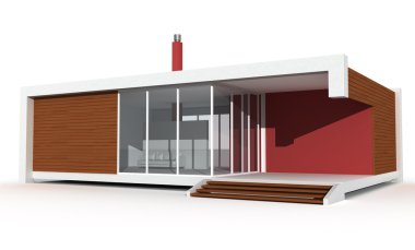 minimalist tatil villa