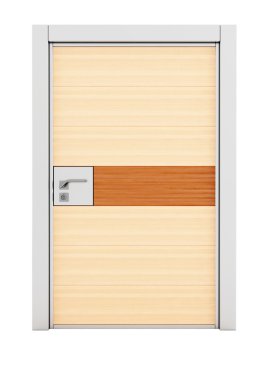 Steel wood armored door clipart