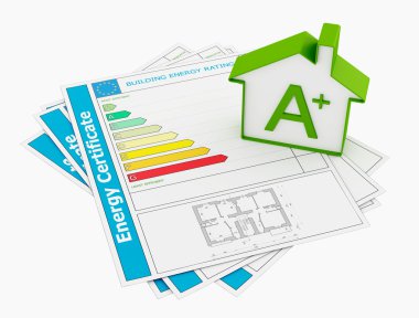 Energy certificate clipart