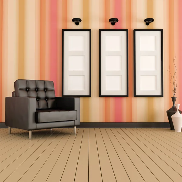Sala de estar moderna — Fotografia de Stock