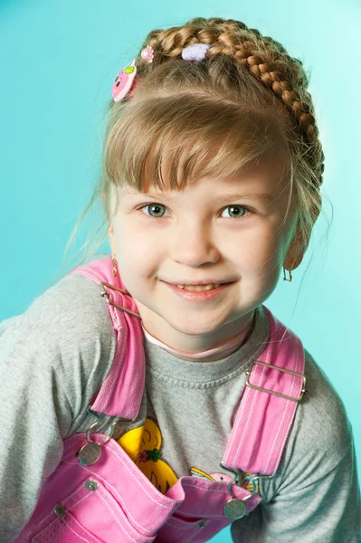 Porträtt av ett förskolebarn — Stockfoto