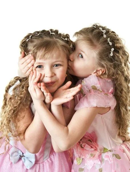 Beautiful little sisters — Stock Photo, Image