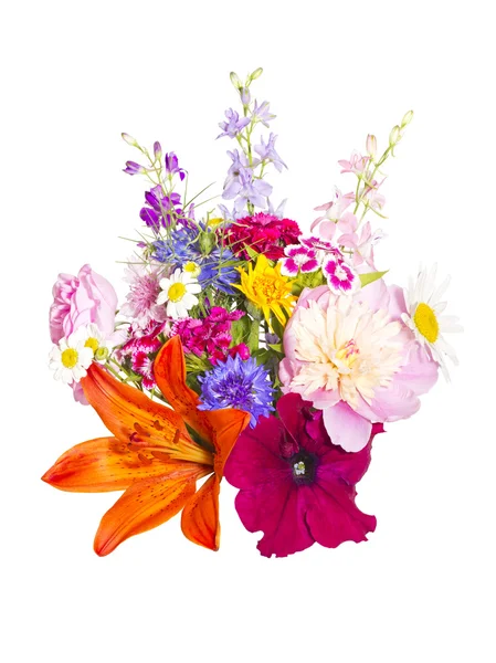 Un mazzo di fiori estivi — Foto Stock