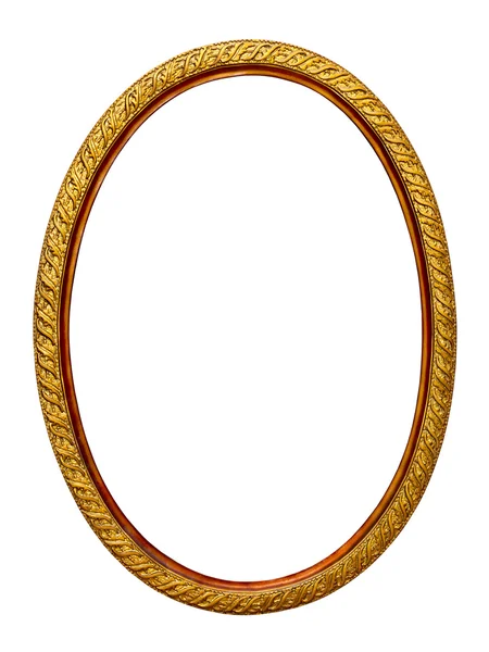 Gold-patterned frame for a picture — Stock Photo, Image