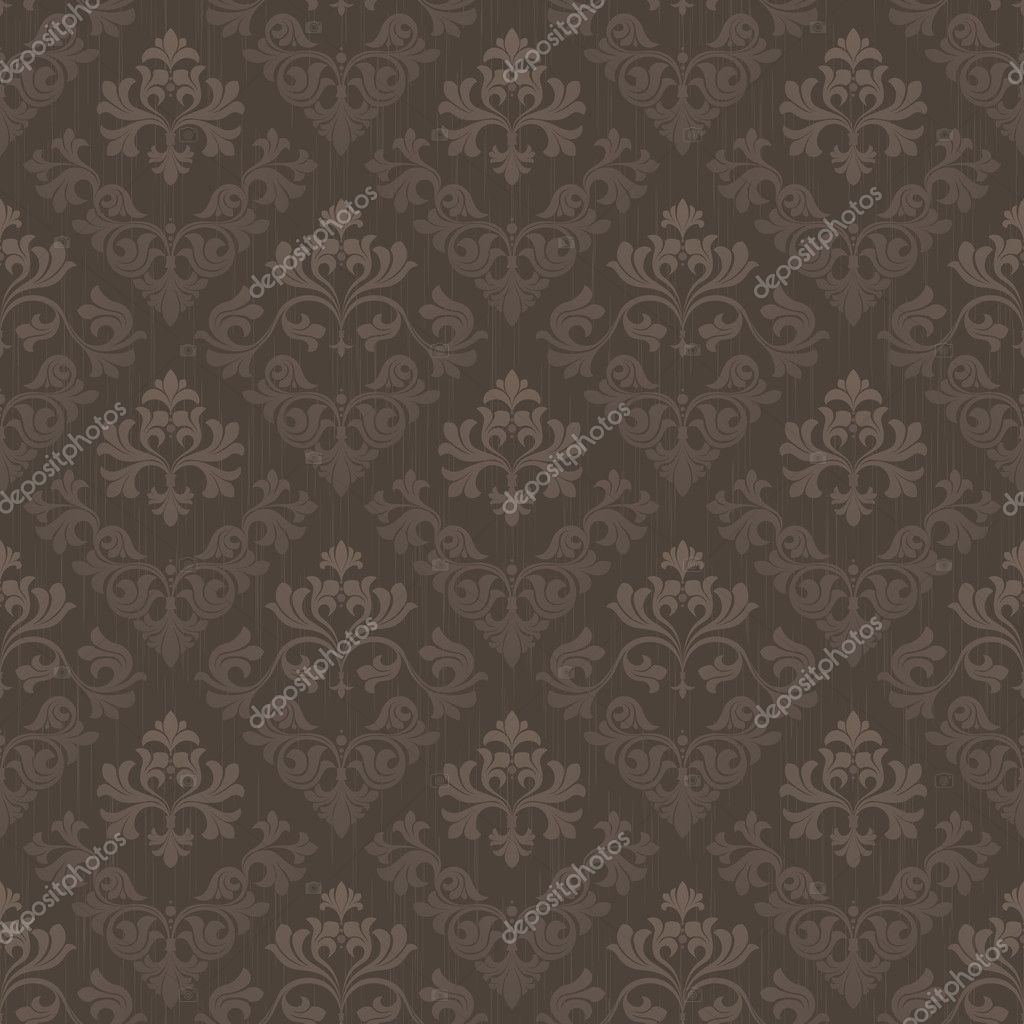 Brown vintage seamless wallpaper Stock Vector Image by ©Volgarud #5465117
