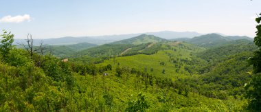 Spurs Chandolaz ridge. Mountainous country. Platea clipart