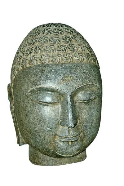 Голова Бодхисаттвы - резьба по камню — стоковое фото