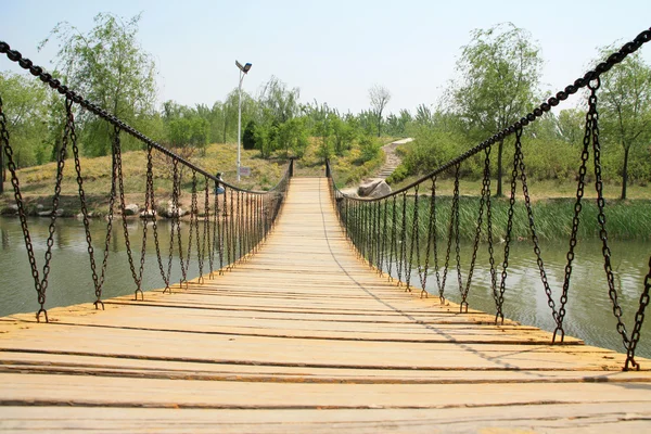 Wood bridge — Stock Photo, Image
