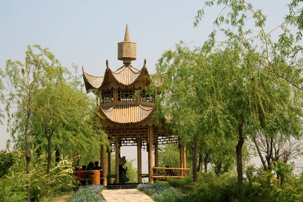 Bambu paviljong — Stockfoto