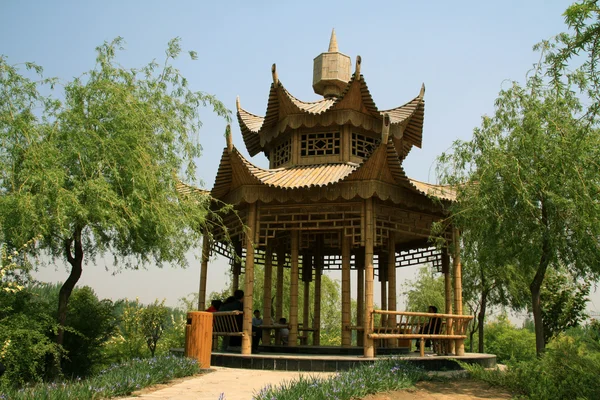 Pabellón de bambú — Foto de Stock