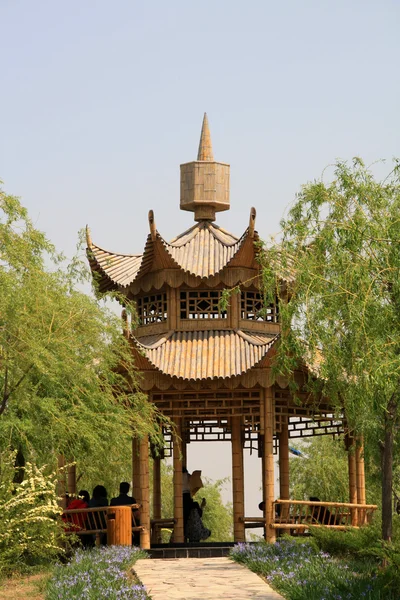 Bamboo pavilion — Stock Photo, Image
