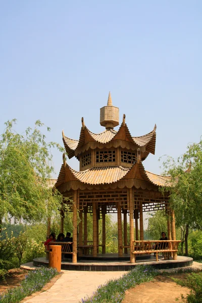 Pawilon bambusa — Zdjęcie stockowe