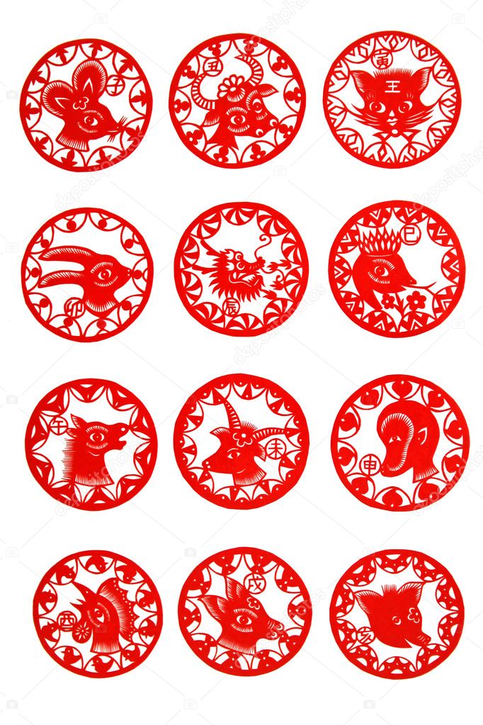 Chinese paper-cut works