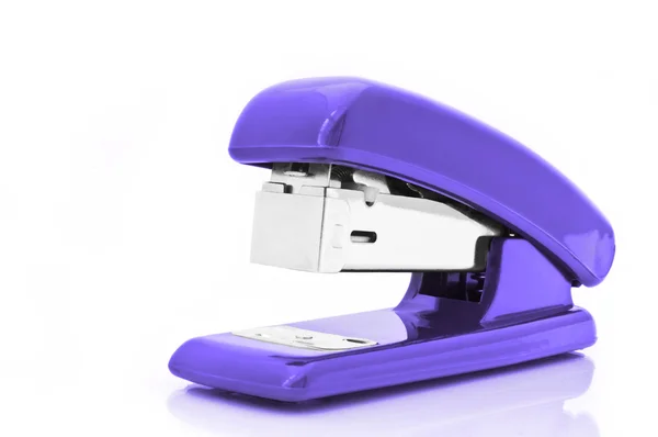 紫色订书机 — 图库照片