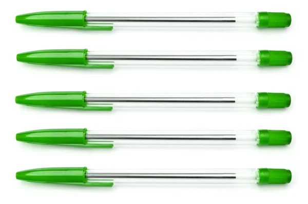 緑のペンの背景 — ストック写真