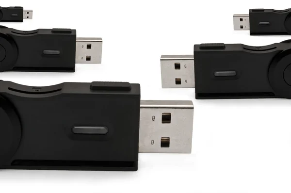 USB sd adapter bakgrund — Stockfoto