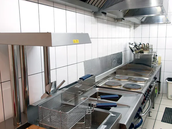 Professional kitchen line. Stock Picture
