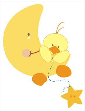 Little duck clipart