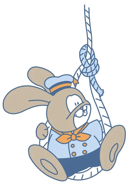 Sailor bunny — Stock Vector