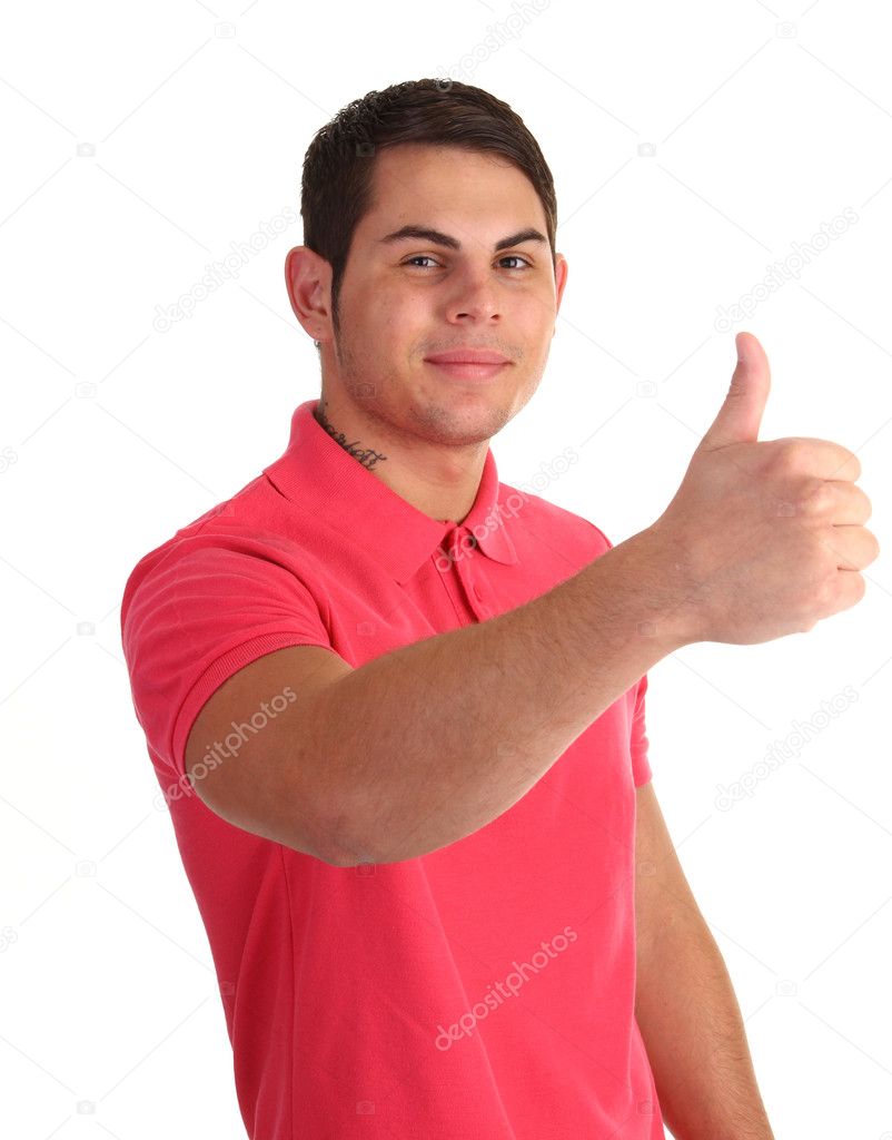 Happy guy — Stock Photo © mscates176 #6326431