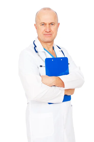 Retrato de médico sênior — Fotografia de Stock