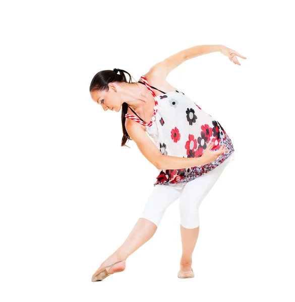 Грациозная танцовщица — стоковое фото