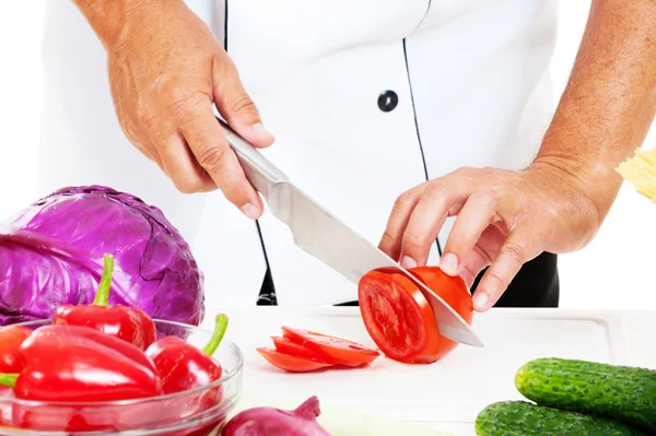 Cuocere l'insalata prematura — Foto Stock