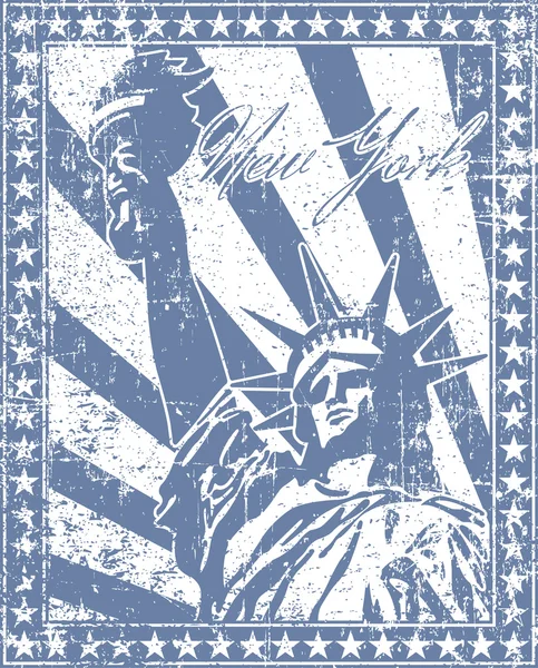アメリカ切手 — ストックベクタ
