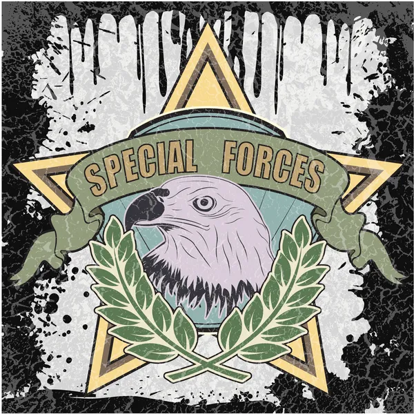 Símbolo fuerzas especiales — Archivo Imágenes Vectoriales