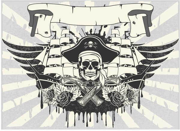 Sticker on the shirt