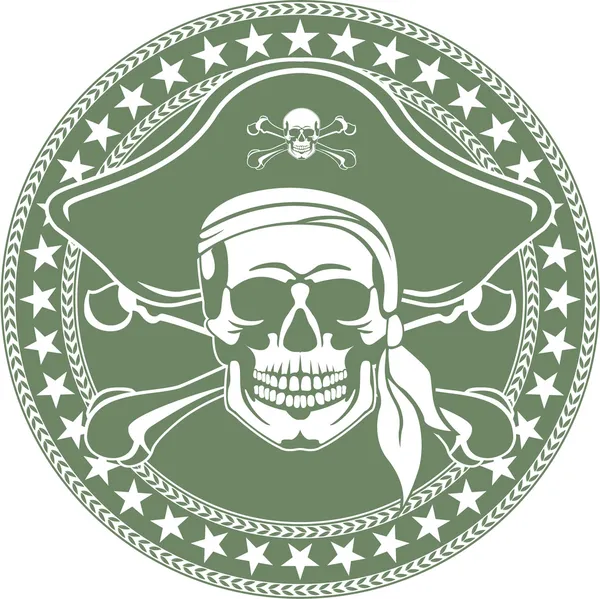 Fröhliches Robbers Emblem — Stockvektor